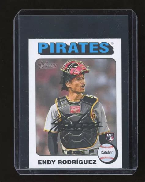 Topps Heritage Mini Endy Rodriguez Bordure Blanche Parall Le