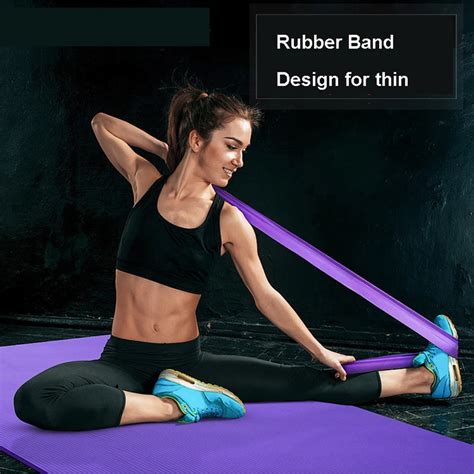 Yoga Strap Elastic Yoga Pilates Rubber Stretch Resistance Band