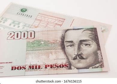 Two Thousand Colombian Pesos Colombia Money Stock Photo 1676136115 ...