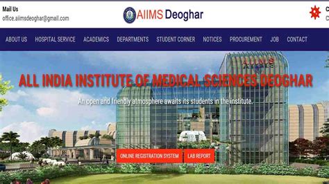 Aiims Deoghar Recruitment Out Apply Online For Vacancy Check