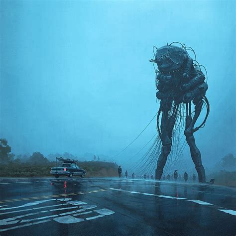 A Dump Of Artwork By Simon Stålenhag Who Recently Painted The Box Art