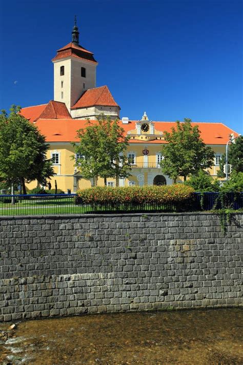 Strakonice castle stock image. Image of tower, water - 26566767