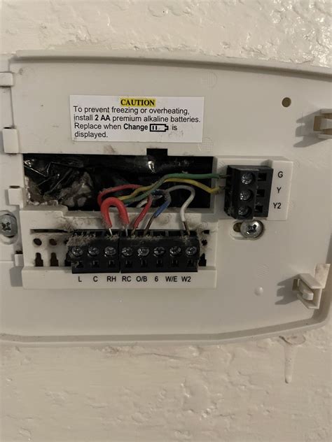 Help! Old thermostat only had W2 wire connected, but ecobee says I need to have W1 connected