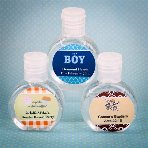 Personalized Expressions Hand Sanitizer Baby Shower Favor Famous Favors