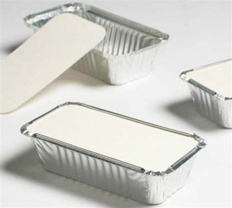 50 Silver Aluminium Foil Containers And Lids Size 6a Trays Takeaway