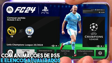 Fifa Mod Ea Fc Android Atualizado Gr Ficos De Ps