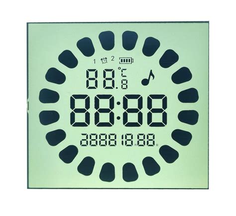 Custom Tachometer Segment Monochrome Va Tn Stn Htn Fstn Lcd Display