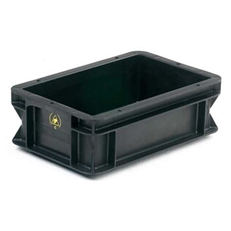 Conductive Containers Wez Flat Base Plastic Storage Boxes