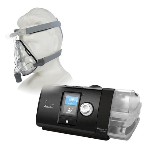 Kit Cpap Airsense S Elite Umidificador Resmed E M Scara Oronasal