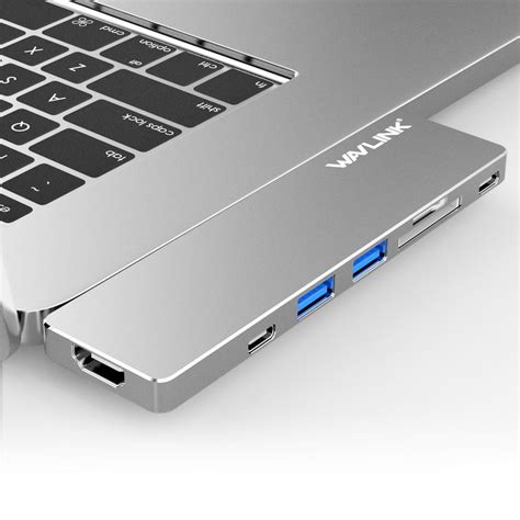 Wavlink Dual Ports Usb C Hub To Hdmi Adapter 4k Usb Type C Hub Macbook Pro Review Macbook