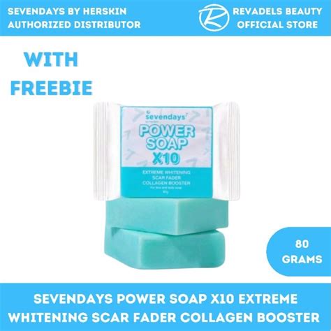 Sevendays Power Soap X Extreme Whitening Scar Fader Collagen Booster