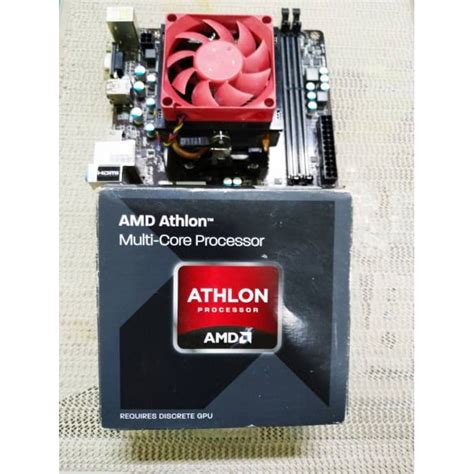 Cpu ซีพียู Amd Athlon X4 845 35 Ghz มัดรวม Mainmoard Msi A68hm E33