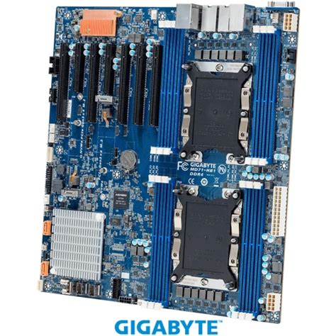 Серверная материнская плата GIGABYTE MD71-HB1 (rev. 1.x) (LGA3647, E ...