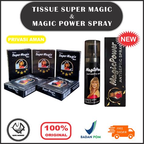 Jual Tissue Super Magic Man Isi 6 Pcs Magic Power Spray 15 Ml