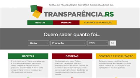 Portal Da Transpar Ncia Apresenta Nova Interface E Melhorias No Acesso