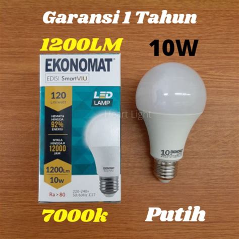 Jual Lampu Led Ekonomat Smartviu W K Putih Daylight Lm E