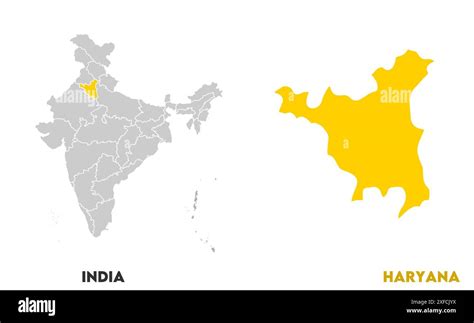 Haryana Map1 State Of India Republic Of India Government Political