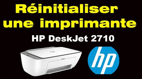 Comment R Initialiser Une Imprimante Hp Deskjet Youtube