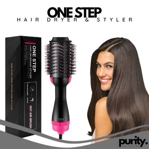 One Step Hair Dryer And Styler For Straightening And Drying Hot Air Hair Brush And