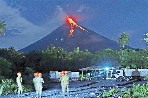 Rockfall Events Detected At Mayon Volcano Philstar