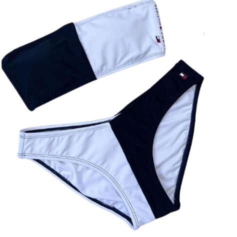 BIKINI MUJER TOMMY HILFIGER AZUL TZOSU158 COLORBLOCK