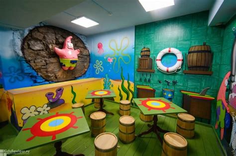 The Krasty Krab, "Красти Краб", фан-кафе Спанч Боба на Арбате, Москва ...