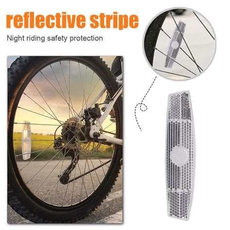 Bike Spoke Reflector Mtb Bicycle Wheel Rim Reflective Clip Night