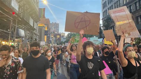 Supreme Court Overturns Roe V Wade Photos Of Protesters Crowds