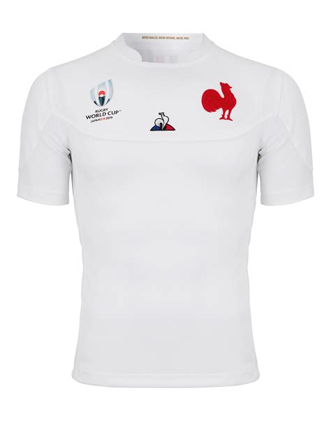 Le Coq Sportif Adult France Rugby World Cup Away Jersey - White | Life ...