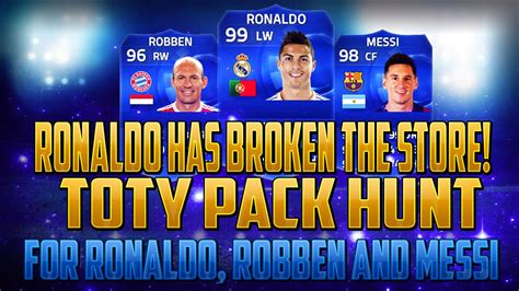 FIFA 15 99 RATED TOTY RONALDO TOTY PACKS Ft TOTY RONALDO TOTY