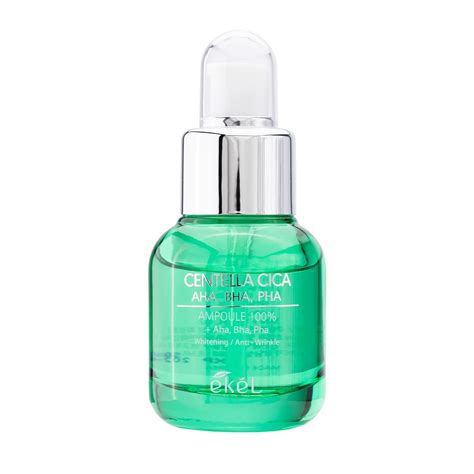 EKEL Centella Cica AHA, BHA, PHA Ampoule ampulė, 30 ml - Azijos Namai