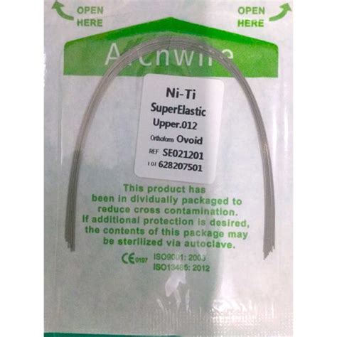 Jual Kawat Niti Archwire Kemasan Kawat Behel Gigi Archwire Upper Super