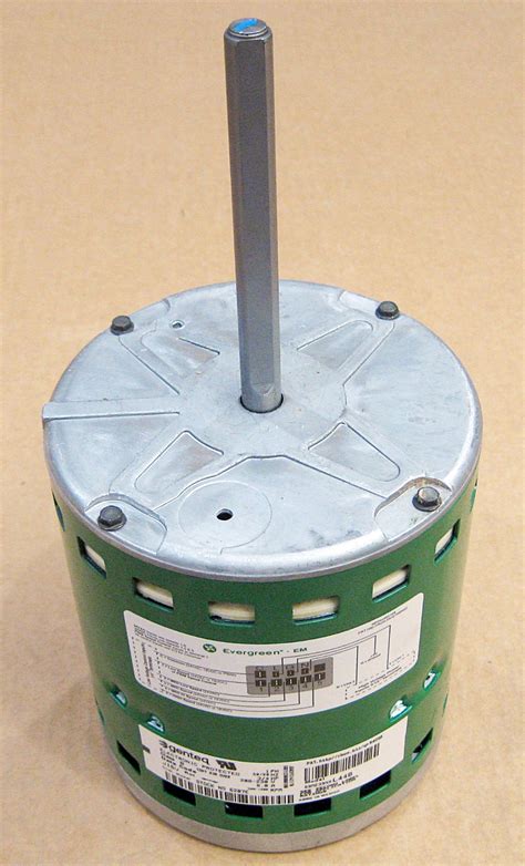 Evergreen GenTeq Electric Motor ECM Open Air Over 3 4 HP 208V 6A 5