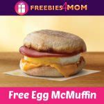 Expired Free Egg Mcmuffin At Mcdonald S March Freebies Mom