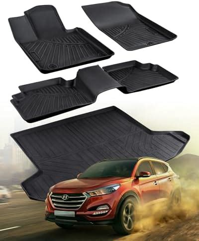 CreekT Tapis De Sol Et Tapis De Coffre Toutes Saisons Pour Hyundai