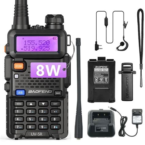 Baofeng Uv R W Kr Tkofal Wka Radiotelefon Walkie Talkie Skaner Vhf