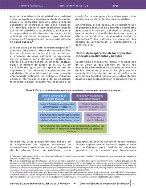 Impuestos En Alimentos Con Alta Densidad Calorica Pdf