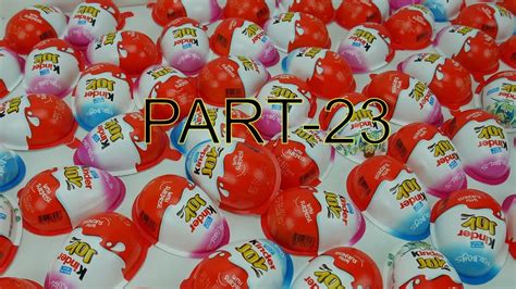 Kinder Joy Suprise Eggs Unboxing New Surprise Toys Part Youtube