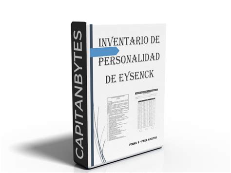 Eysenck B Test De Personalidad Adultos Capitan Bytes Hotmart