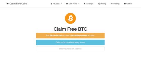 Top Most Popular Free Bitcoin Btc Faucets Btcadv