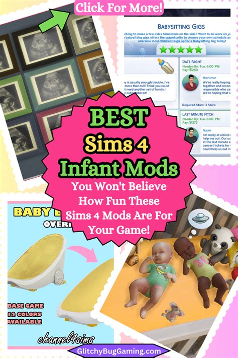 Must-Have Sims 4 Infant Mods For Better Sims Babies! | Sims 4, Sims ...