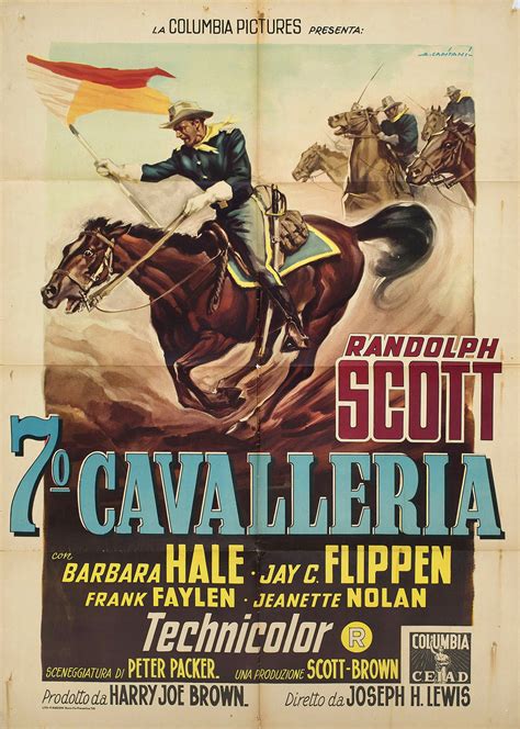 7th Cavalry Original 1956 Italian Due Foglio Movie Poster - Posteritati ...