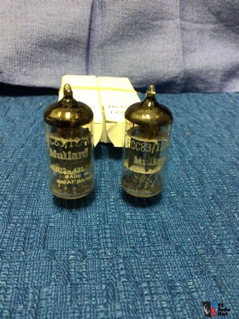 Mullard Ax Tubes Matched Pair Tested Very Strong New Photo