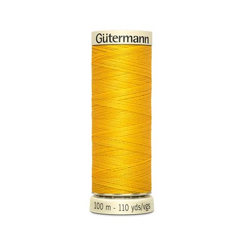 Bobine Fil G Termann M Polyester Jaune Mymercerie