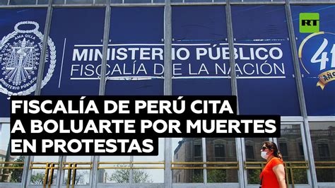 La Fiscalía de Perú cita a Dina Boluarte a declarar por las muertes en