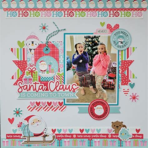 Pin By Terri Lynn On Lala Layouts In Christmas Scrapbook Layouts