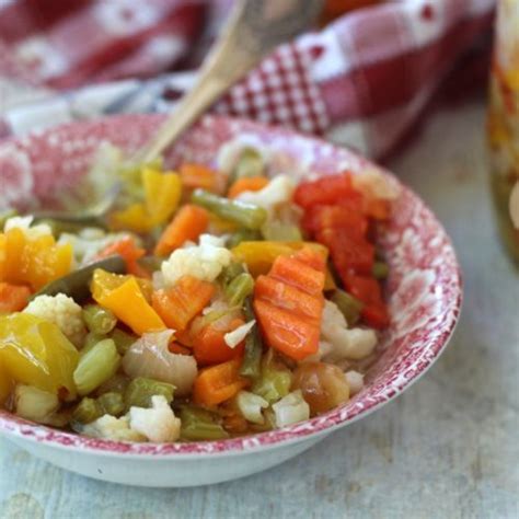 Giardiniera Fatta In Casa Cibo Che Passione