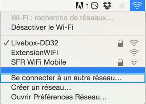 Comment créer et se connecter à un réseau WiFi invisible sur Mac