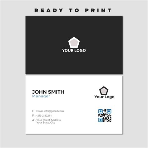 Premium Vector | Construction Company Business card Design template