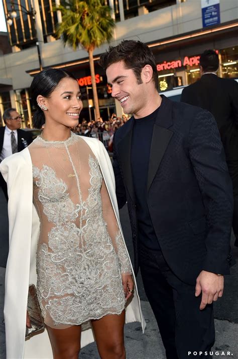 Zac Efron And Sami Miro At We Are Your Friends La Premiere Popsugar